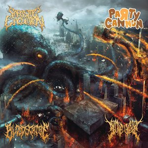 “Cannons of Gore Soaked, Blood Drenched, Parasitic Sickness”的封面