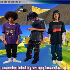 Image for 'sock monkeys find out they have to pay taxes and have no fun'