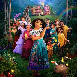 'Carolina Gaitán - La Gaita, Mauro Castillo, Adassa, Rhenzy Feliz, Diane Guerrero, Stephanie Beatriz & Encanto - Cast' için resim