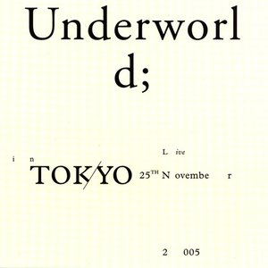 Image for 'Live in Tokyo 25th November 2005'